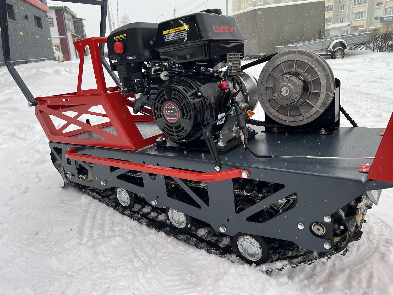 Мотобуксировщик EX-MOTO SNOWDOG S500 15л.с в Пскове