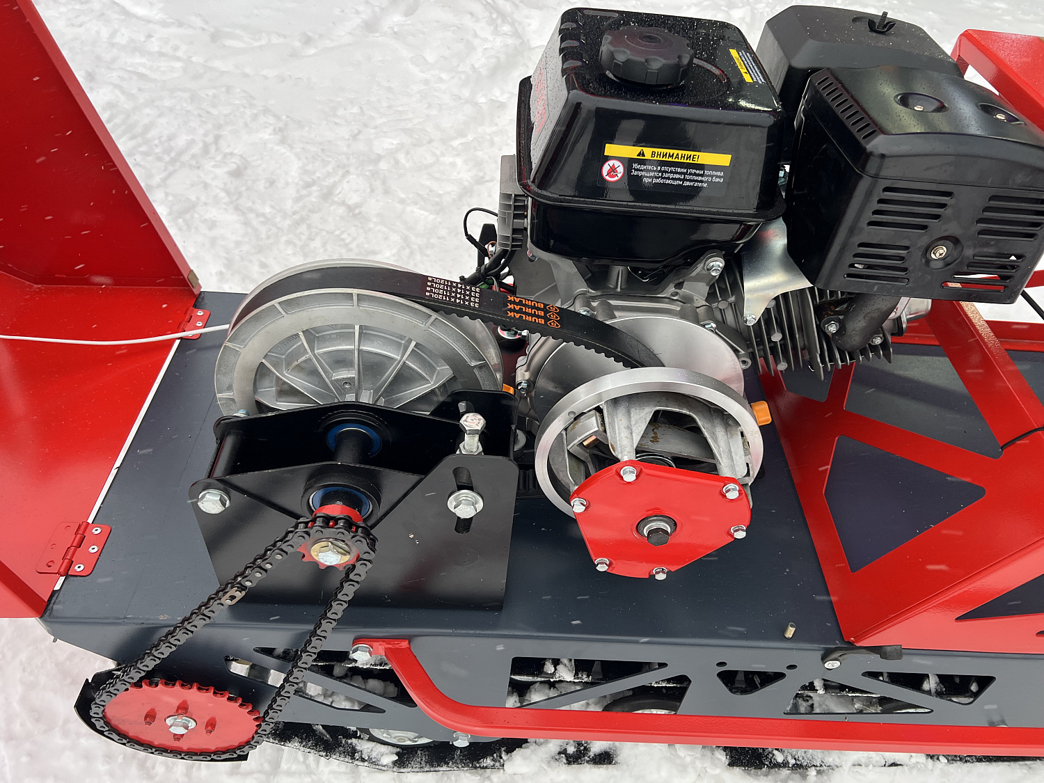 Мотобуксировщик EX-MOTO SNOWDOG S500 15л.с в Пскове