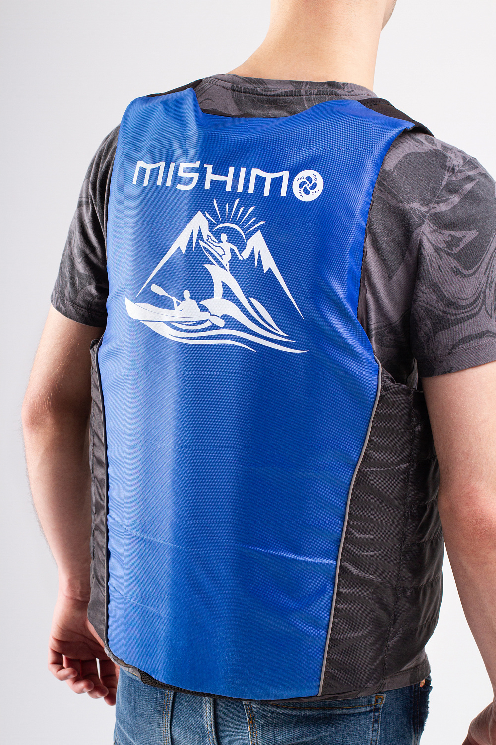 Жилет спасательный MISHIMO PRO Премиум качества Черно-синий в Пскове