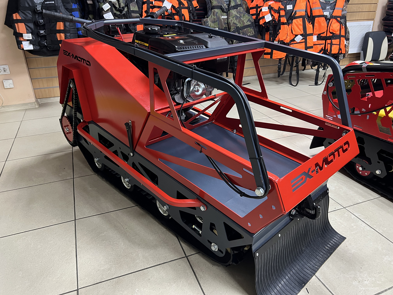 Мотобуксировщик EX-MOTO SNOWDOG S500 15л.с в Пскове