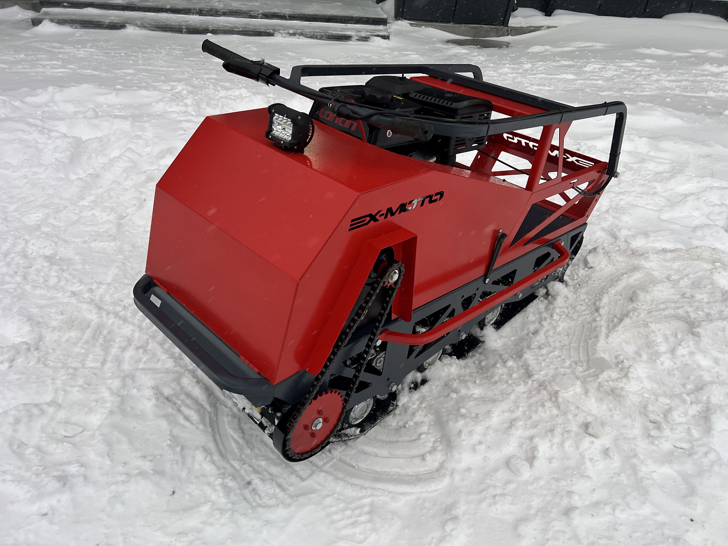 Мотобуксировщик EX-MOTO SNOWDOG S500 15л.с в Пскове