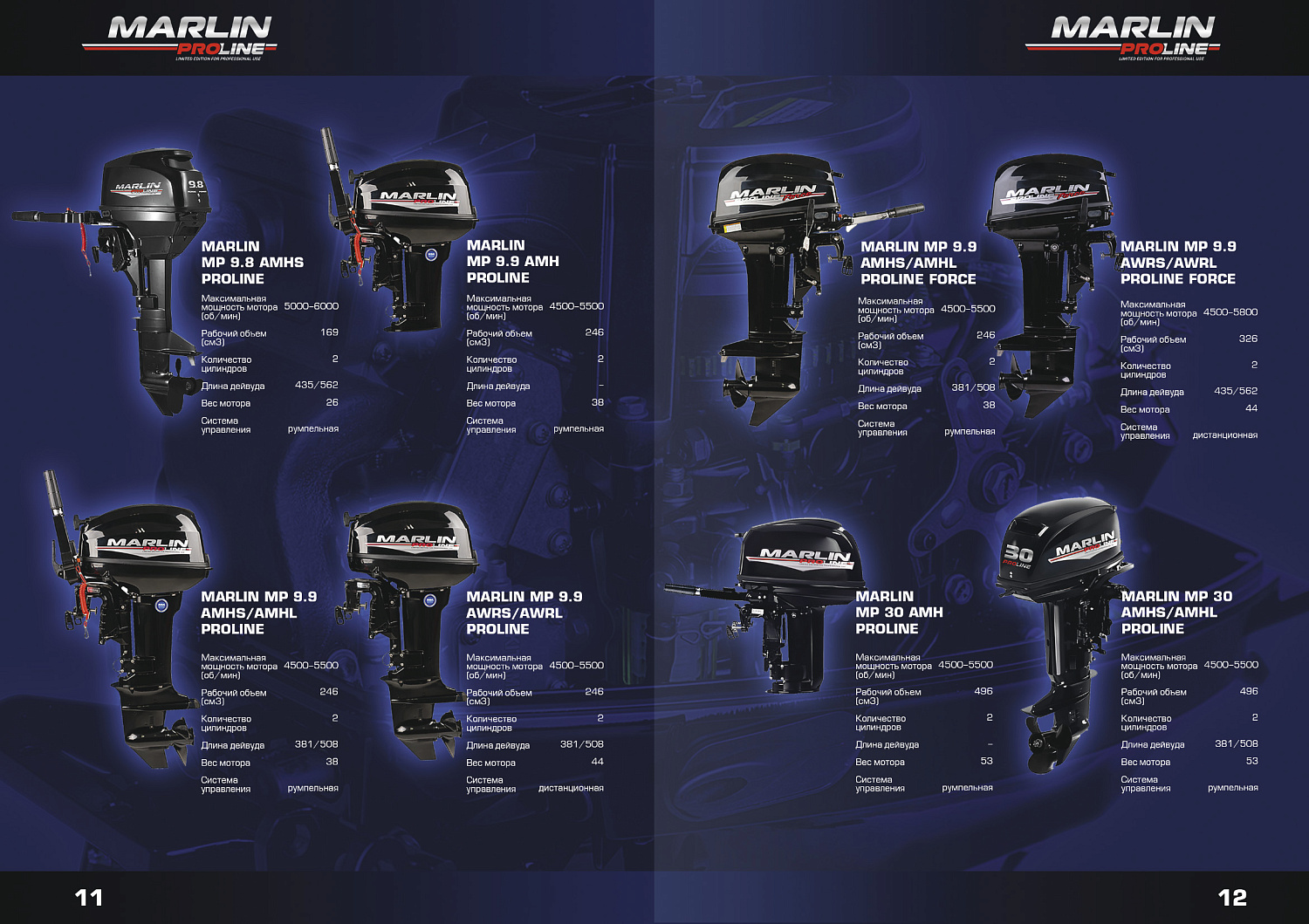 Лодочный мотор MARLIN MP 30 AWRL PROLINE в Пскове